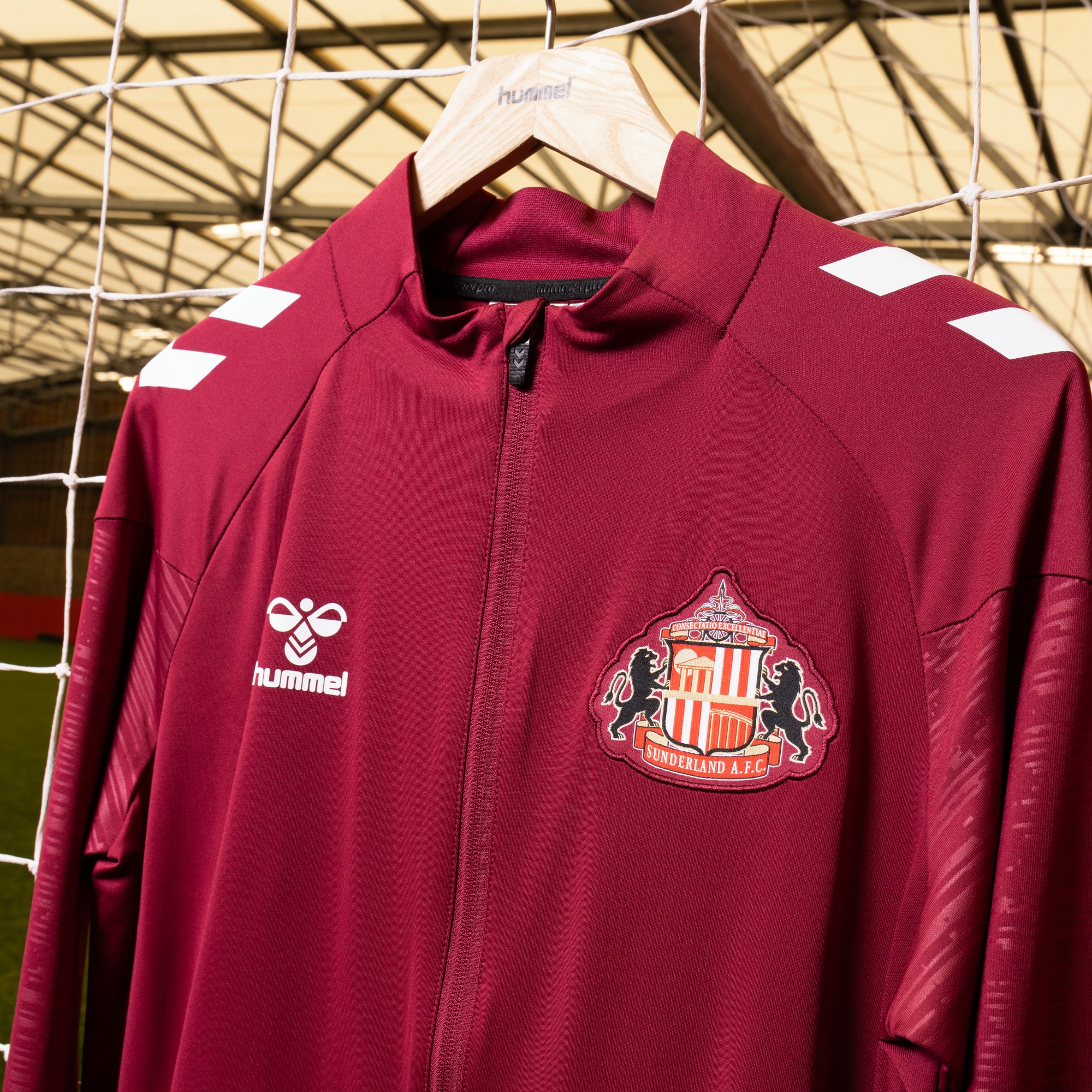 Sunderland Hummel Training Shorts - Dark Red