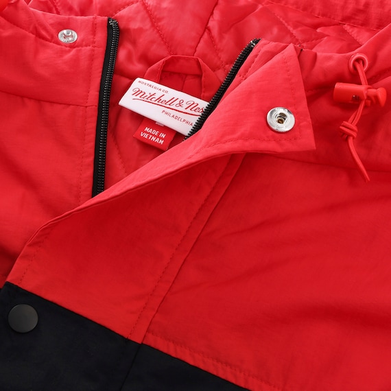 Sunderland x Mitchell & Ness Placket Windbreaker - Black / Red - Mens