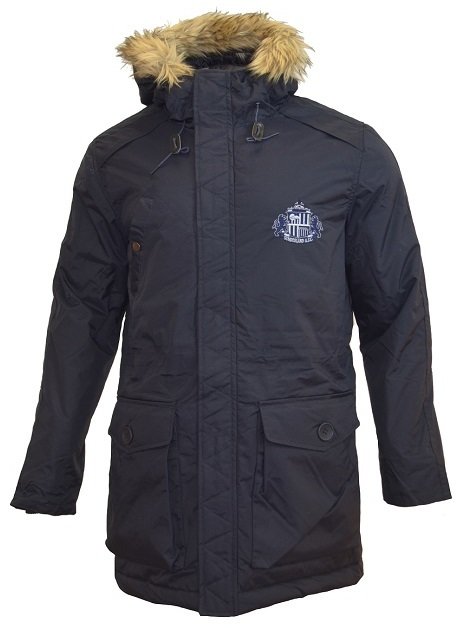 Buy the SAFC Parker Jacket - Navy online at Sunderland AFC Store