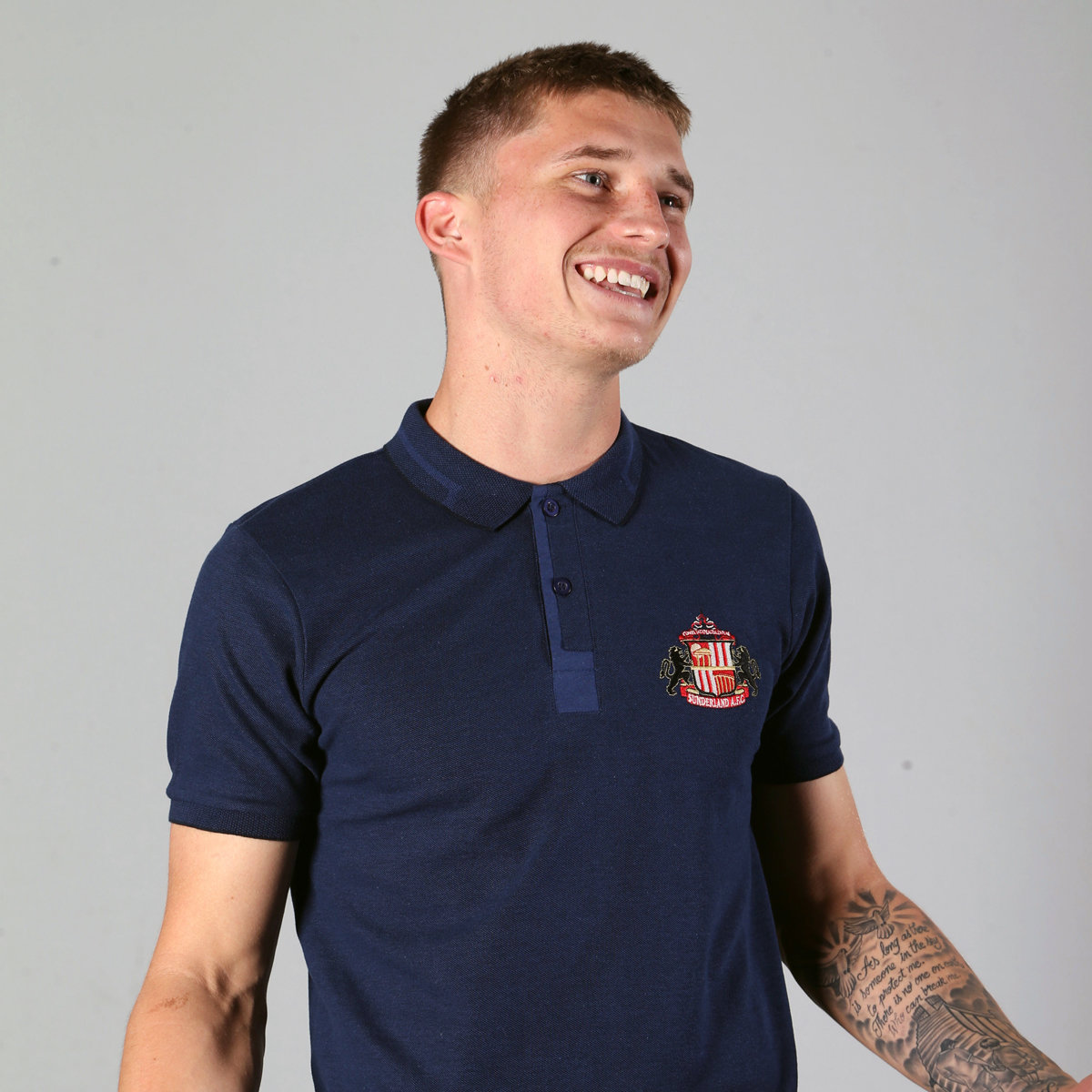 Buy the SAFC Plaquet Detail Polo online at Sunderland AFC Store