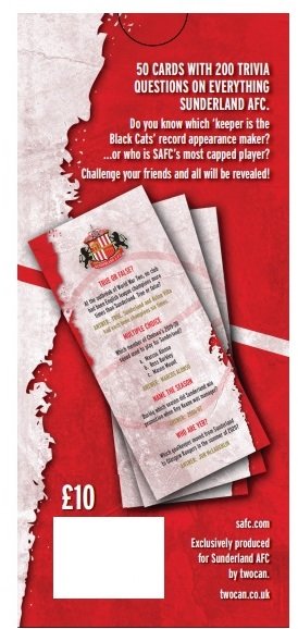 Buy the SAFC Trivia Cards online at Sunderland AFC Store