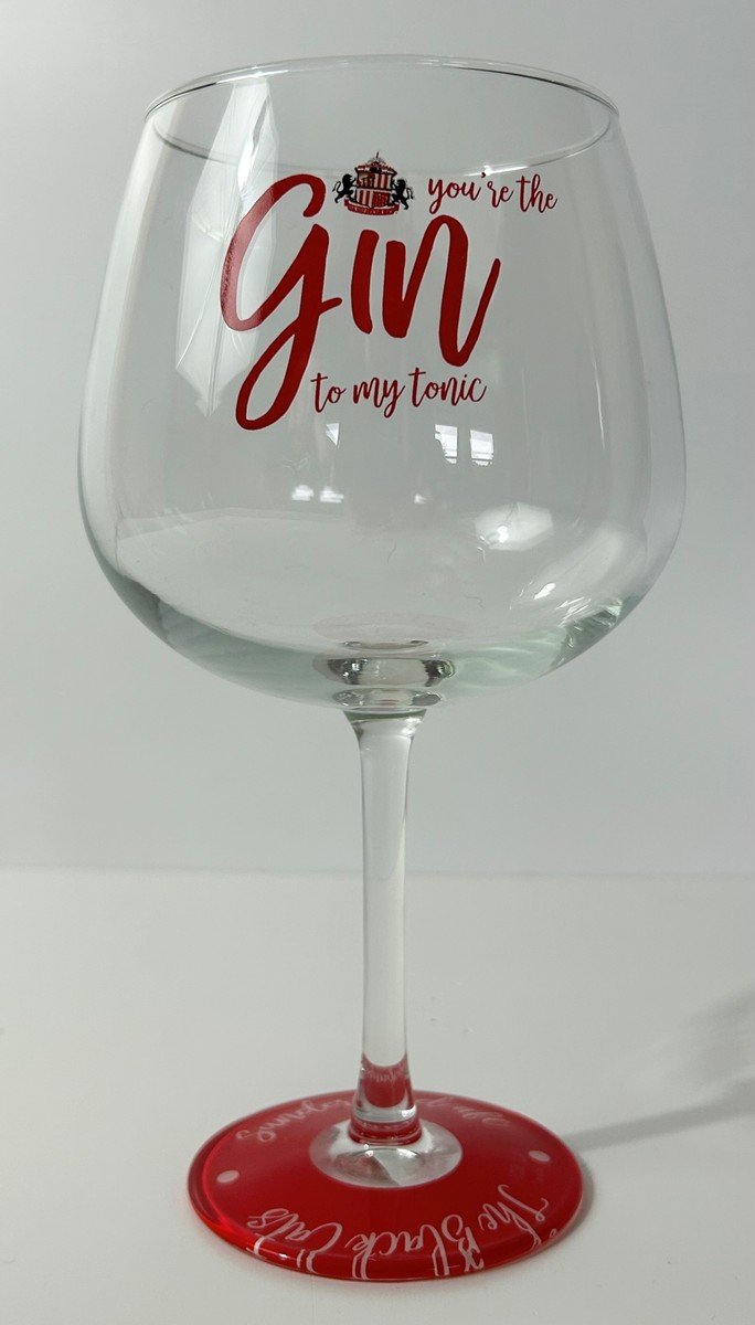 Buy the GIN TO MY TONIC GLASS online at Sunderland AFC Store
