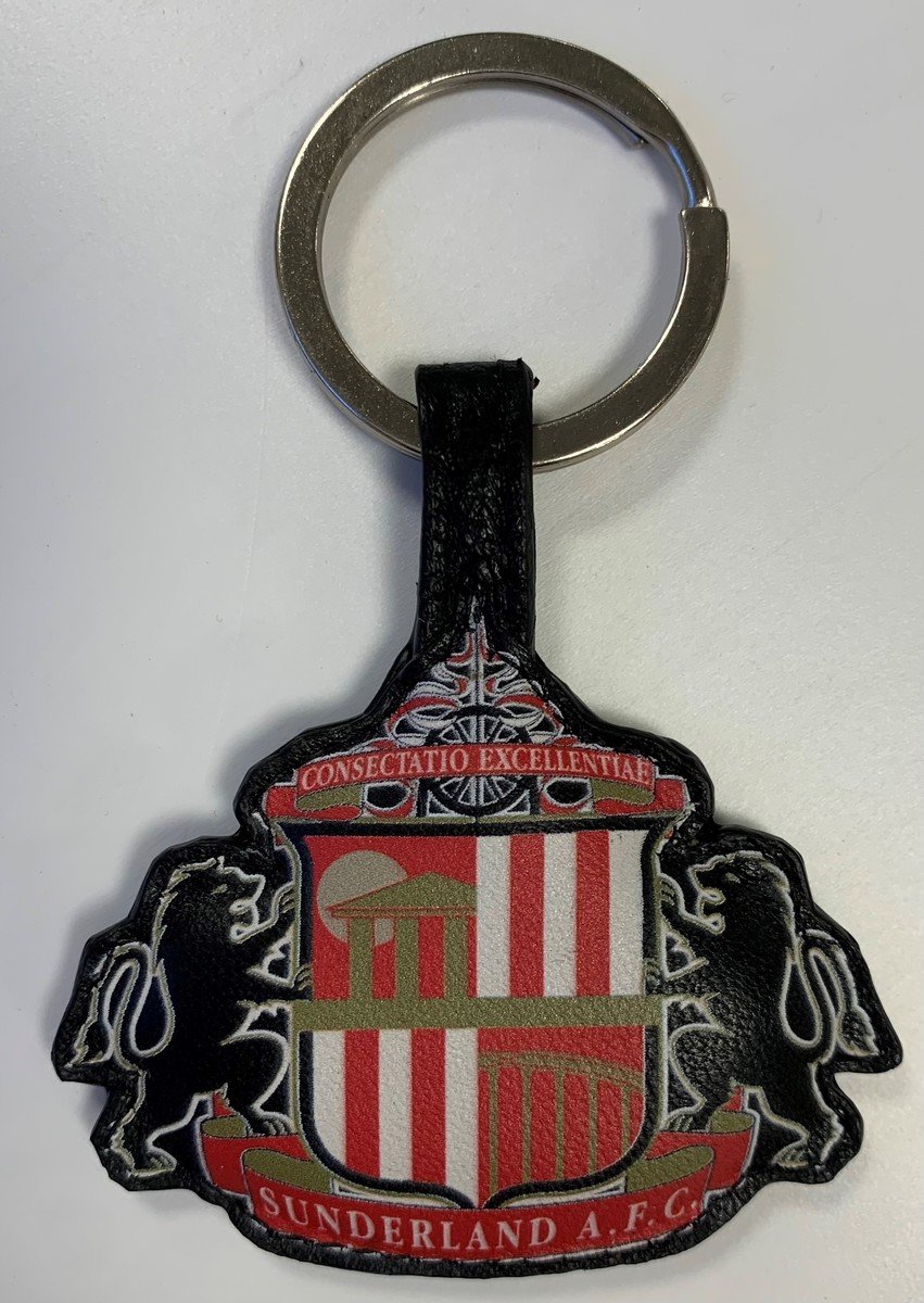 Buy the Leather Crest Keyring online at Sunderland AFC Store