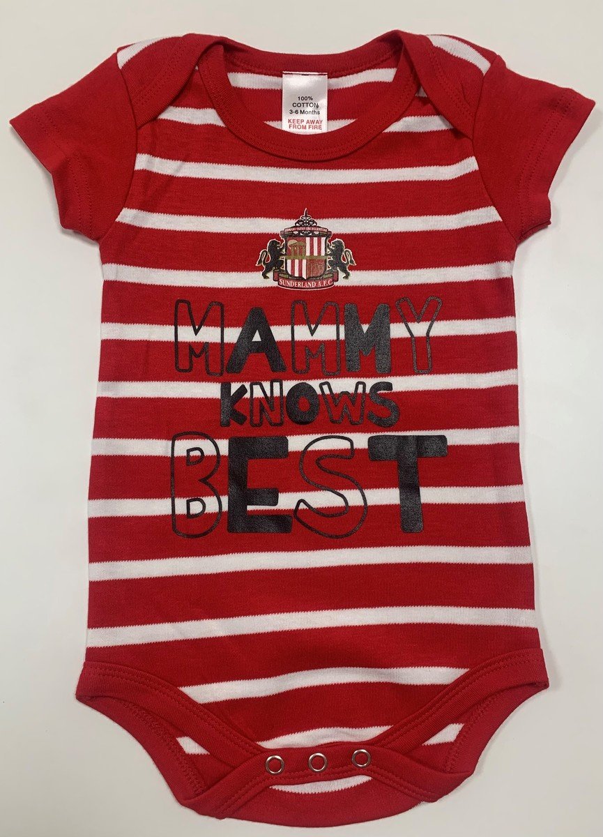 Buy the MAMMY BODYSUIT 12-18 online at Sunderland AFC Store