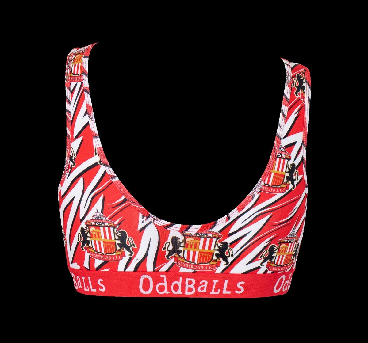 Buy the OddBalls Zebra Bralette online at Sunderland AFC Store