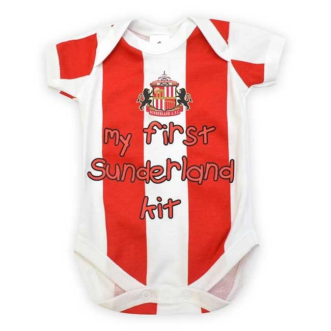 Buy the SAFC Baby Home Kit Bodysuit online at Sunderland AFC Store