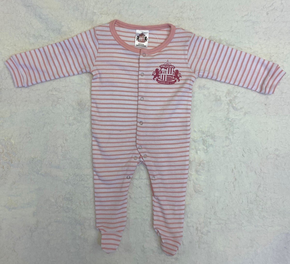 Buy the SAFC Baby Sleepsuit online at Sunderland AFC Store