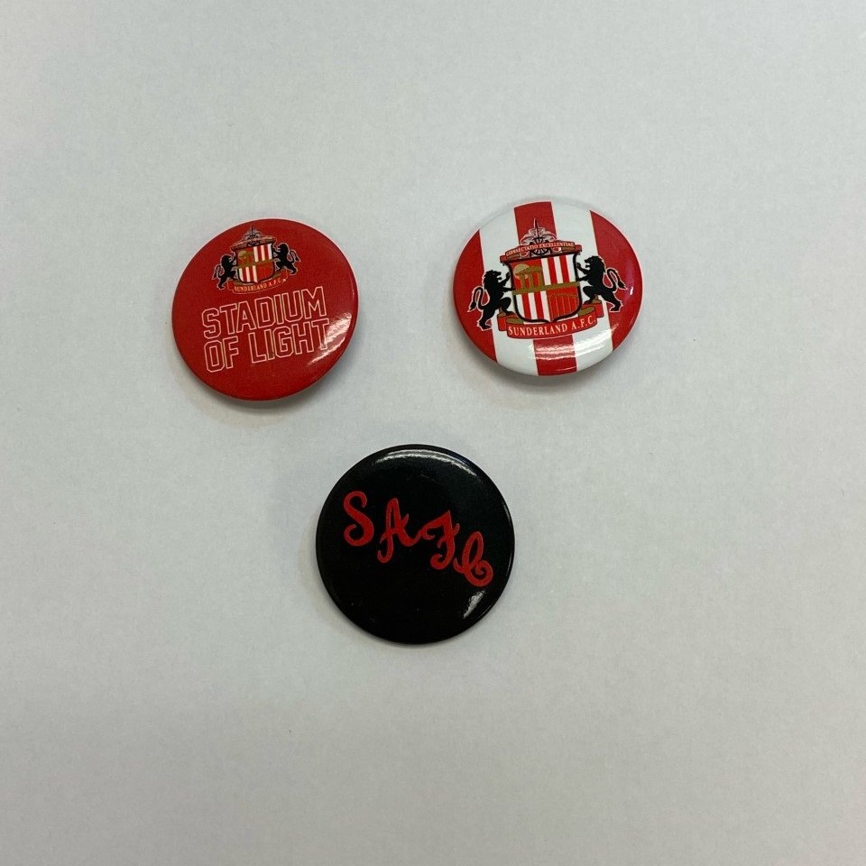 SAFC Button Badges