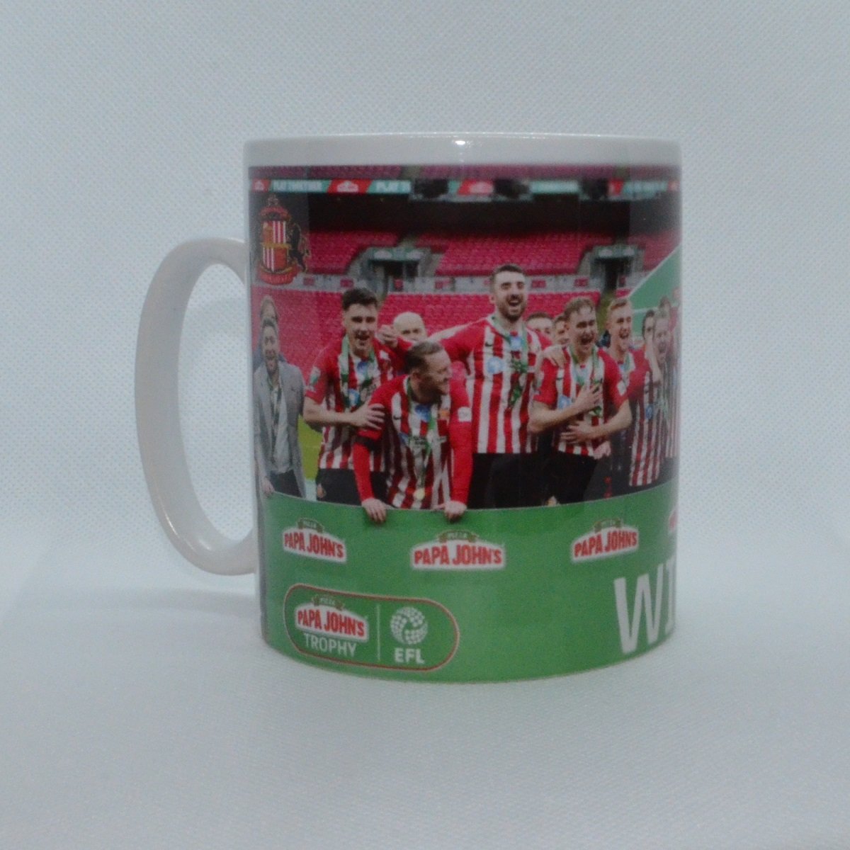 Buy the SAFC Papa Johns Winners Mug online at Sunderland AFC Store