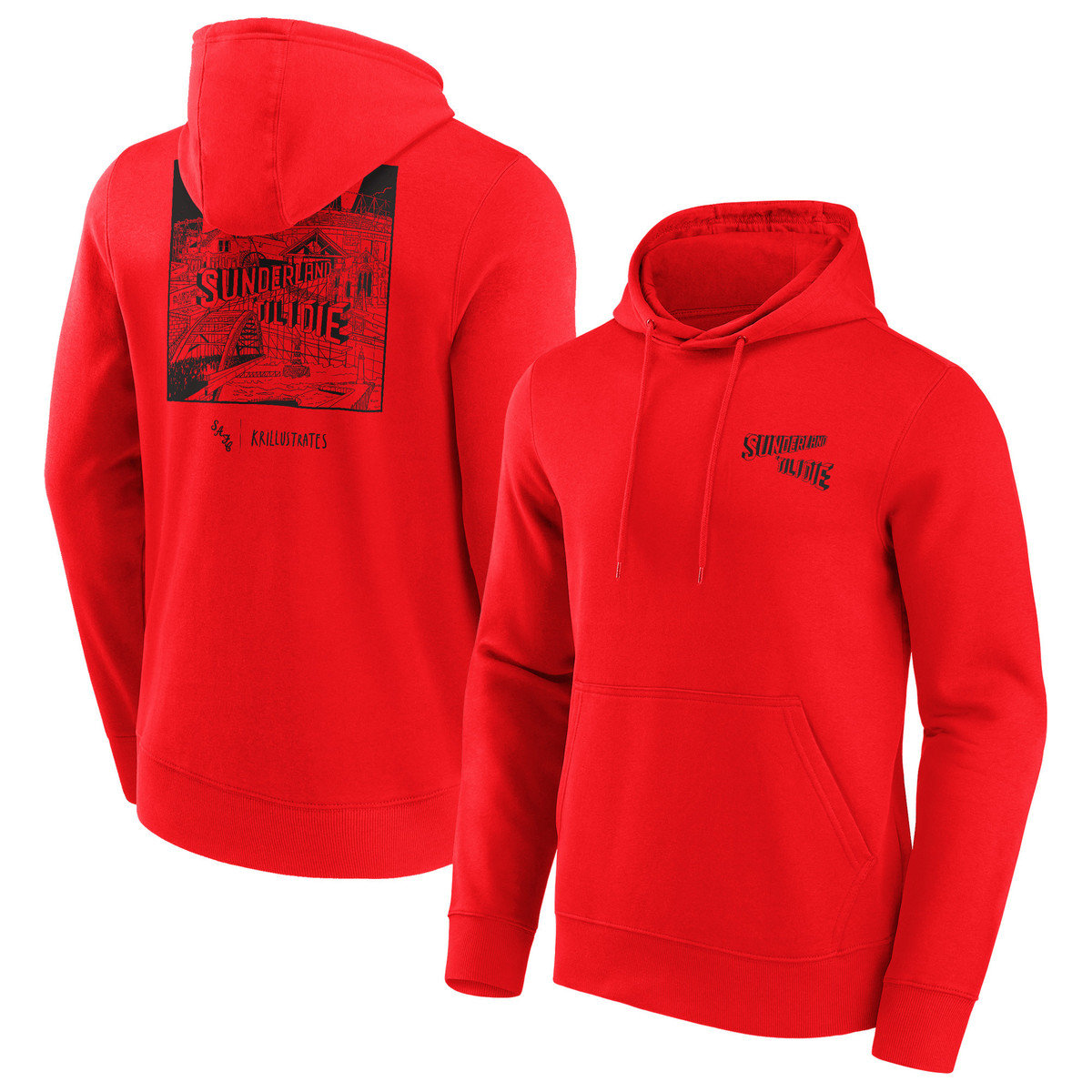 Buy the STID RED GRAPHIC HOODIE online at Sunderland AFC Store
