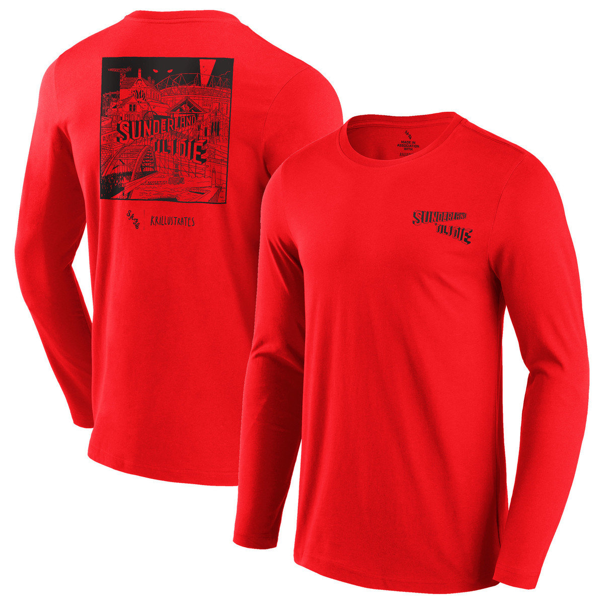 Buy the STID RED L/S TEE online at Sunderland AFC Store